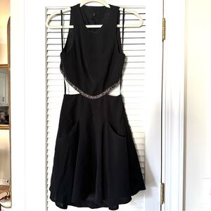 NBD Black Mini Cutout Dress. Size XS